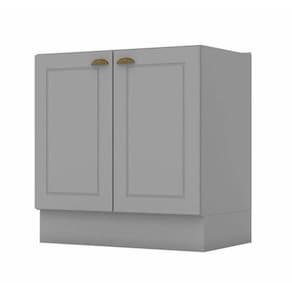 Balcão De Cozinha Henn 80 Cm Sem Tampo 2 Portas C355-05