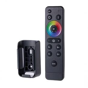 Controle Remoto 2.4g Sem Fio Uso Universal 5 Em 1 Com 4 Zonas Para Centrais De Comando Led Rgb