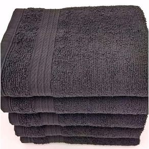 Kit Toalha De Rosto Lm Peter 48Cm X 75Cm Profissional- 06 Unidades Preto