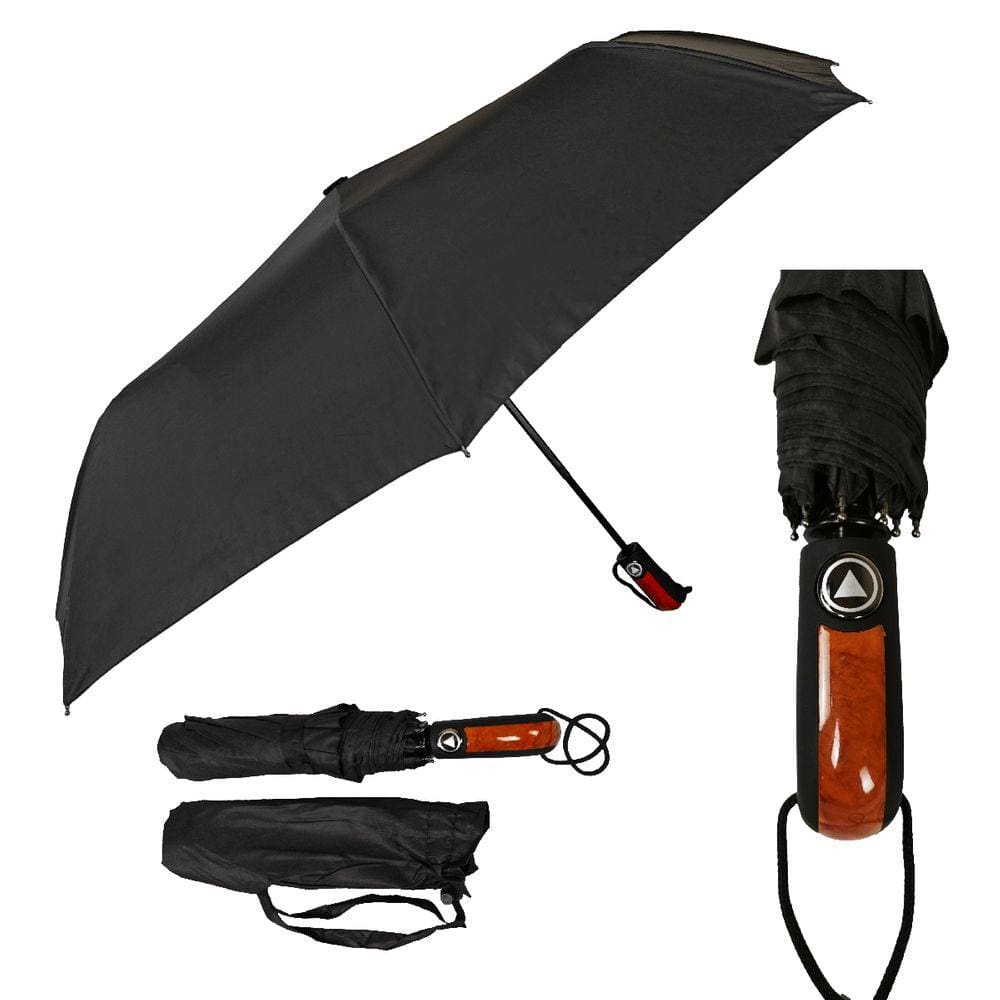 kit 3 Guarda Chuva Abre Automático Contra Vento Cabe Na Bolsa Grande Reforçado 35cm
