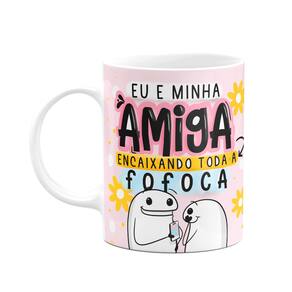Caneca Divertida Flork - Amigas encaixando a fofoca