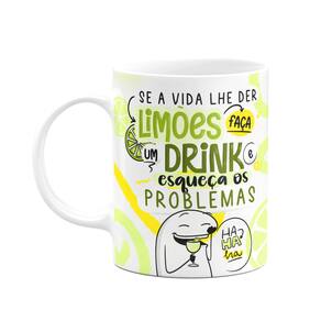 Caneca Flork - Se a vida lhe der limões, faça um drink!