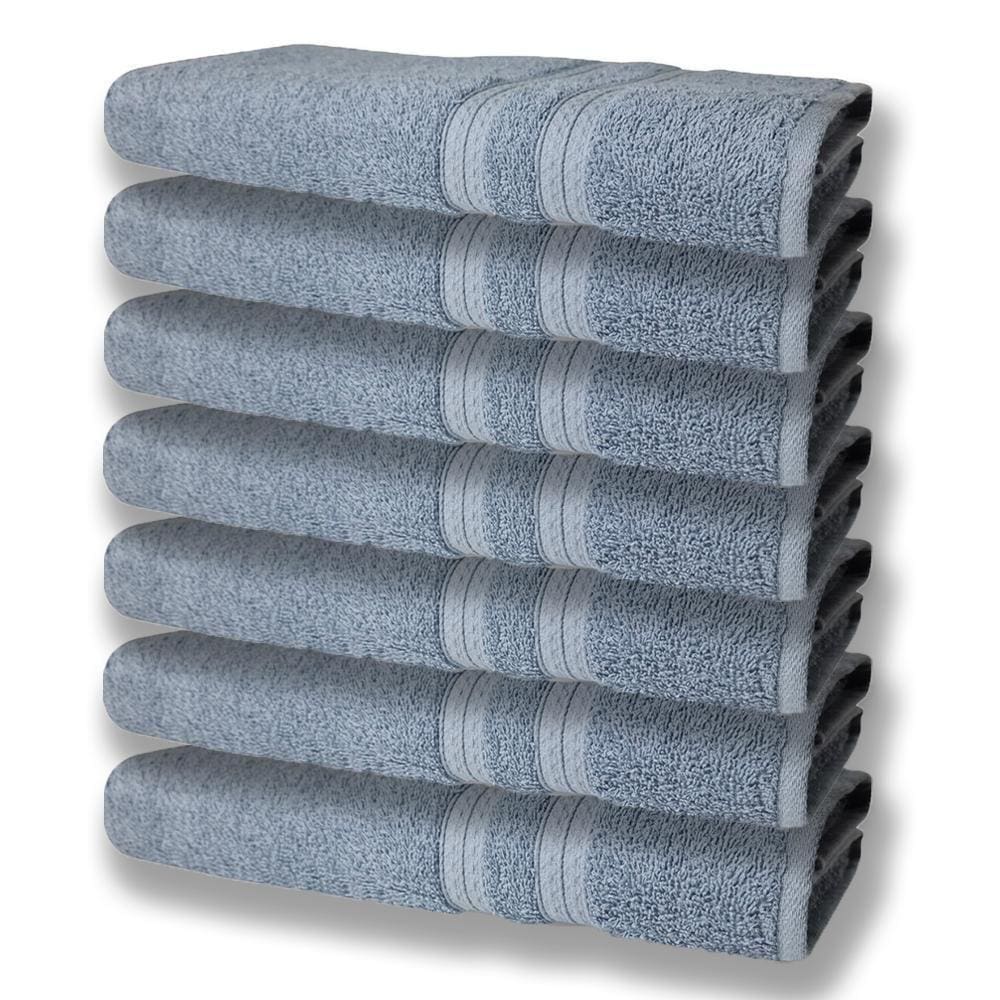 7 Toalhas Grande E Grossa Azul