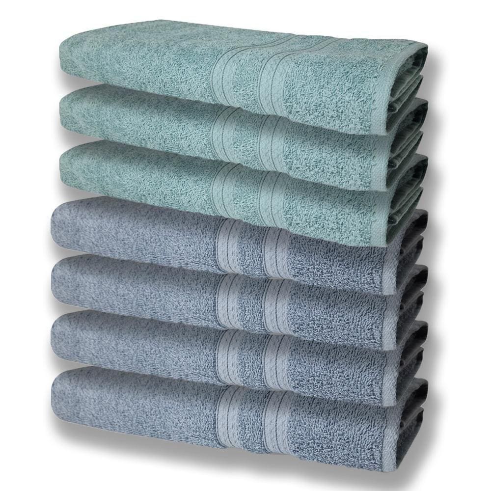 7 Toalhas Grande E Grossa 4 Azul 3 Verde