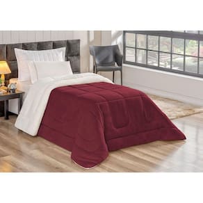 Coberdrom Queen Soft Marsala Valle Enxovais 1 Peça