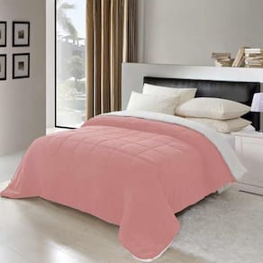 Coberdrom Dupla Face Casal 2.20 X 2,40 Rose