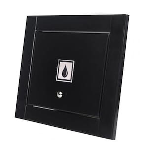Visor Agua Linear Hat Top Design Preto Fosco Moderno Inovador