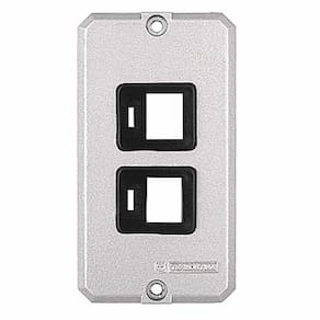 Tampa Para Condulete 1/2" E 3/4" Com 2 Postos Com Suporte Para Rj Tramontina