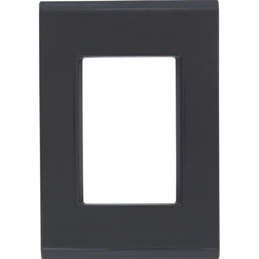 Placa 3 Postos 4x2 Tramontina Liz Grafite Tramontina