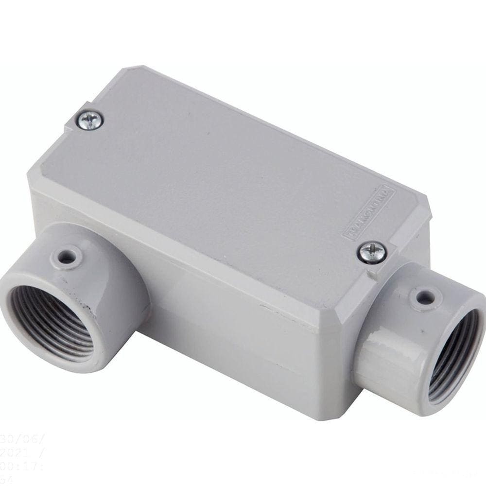 Condulete Fixo Tipo "lr" Tramontina 3/4" - Com Tampa - Sem Rosca - Com Pintura Tramontina
