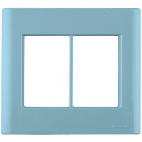 Placa 6 Postos 4x4 Tramontina Giz Azul Jeans Tramontina