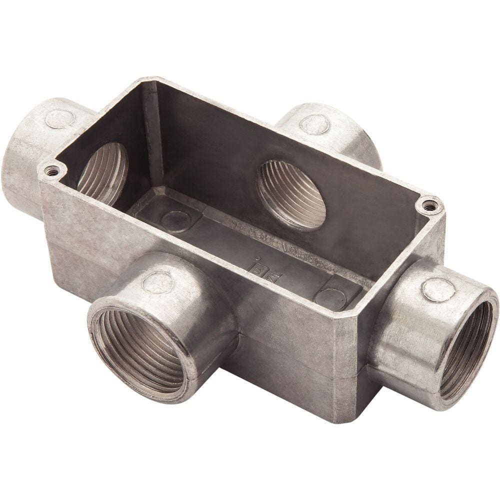 Condulete Fixo 1" Tipo "x" - Sem Tampa / Rosca Bsp / Sem Pintura Tramontina