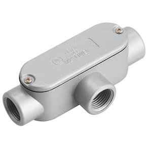 Condulete Fixo Ovalado 1.1/2" Tipo "t" - Com Tampa / Rosca Bsp / Com Pintura Tramontina