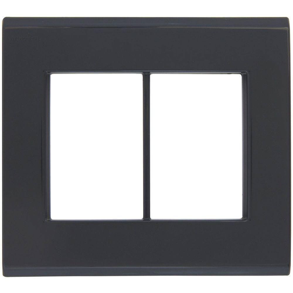 Placa 3 Postos 4x4 Tramontina Liz Grafite Tramontina