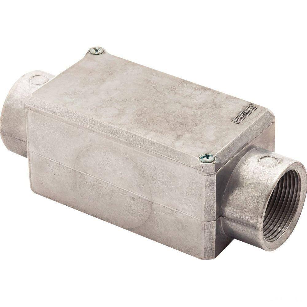 Condulete Fixo 1.1/4” Tipo ”c” - Com Tampa / Rosca Bsp / Sem Pintura Tramontina