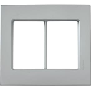 Placa 6 Postos 4x4 Tramontina Izyflat Prata Alumínio Tramontina
