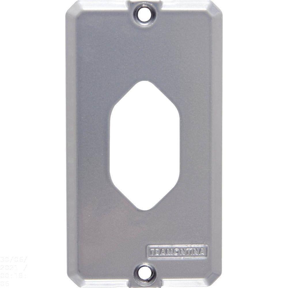 Tampa Para Condulete 1/2" E 3/4" 1 Posto Vertical Tramontina