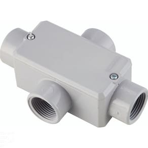 Condulete Fixo "x``" 3/4" Com Tampa / Com Rosca Npt / Com Pintura Eletrostática A Pó Tramontina