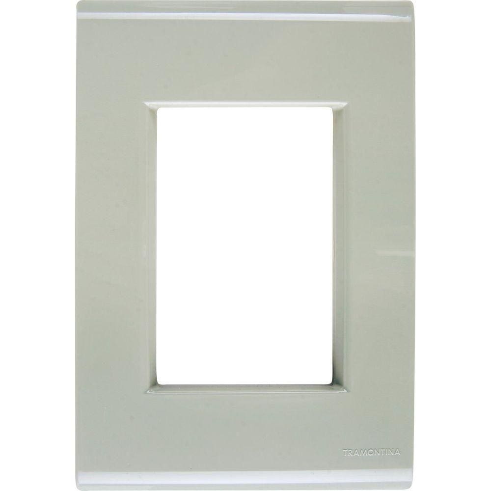 Placa 3 Postos 4x2 Tramontina Liz Verde Ardósia Tramontina