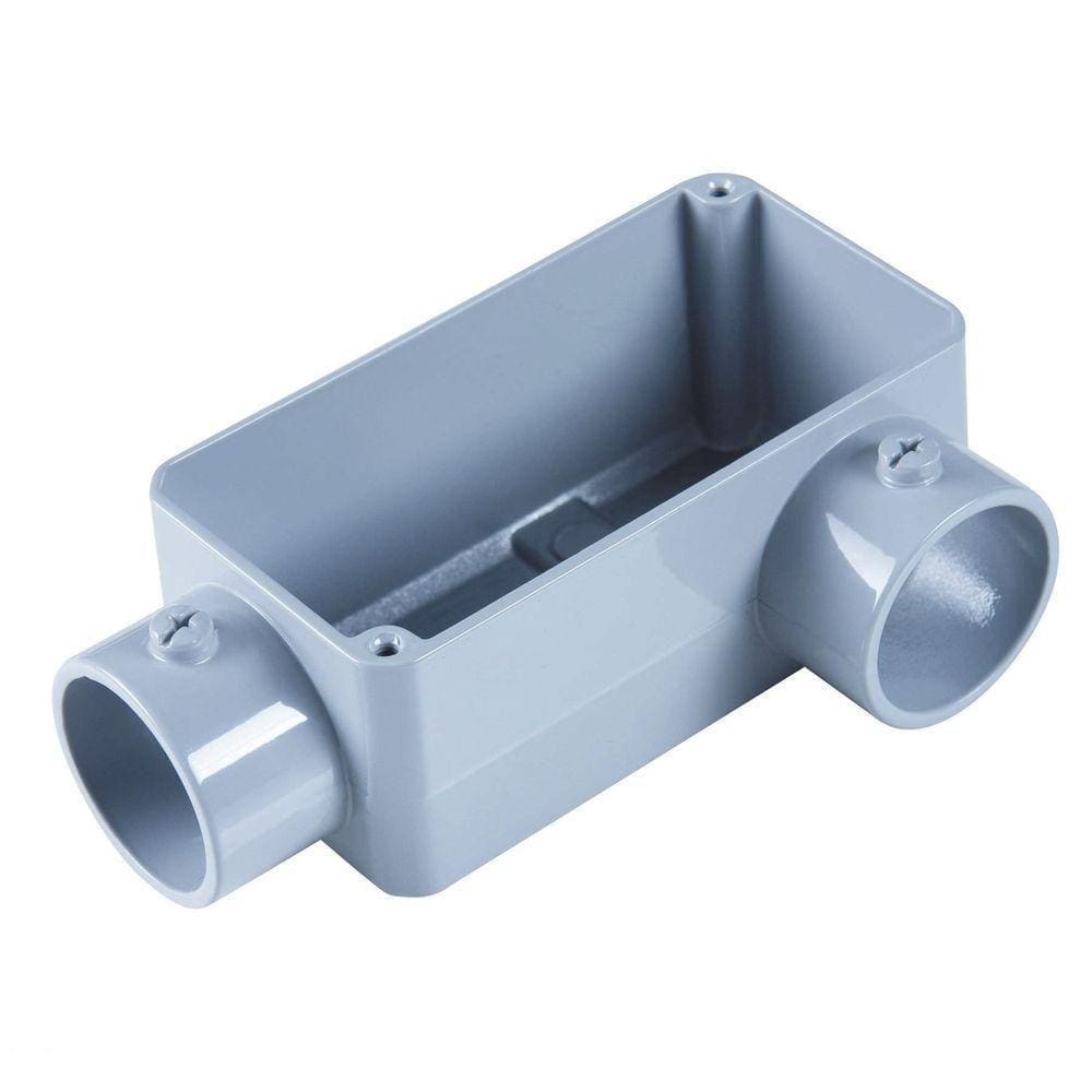 Condulete Fixo 2.1/2” Tipo ”ll” - Com Tampa / Rosca Bsp / Com Pintura Eletrostática A Pó Tramontina