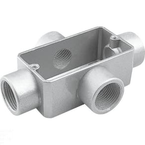 Condulete Fixo 2" Tipo "x" - Com Tampa / Rosca Bsp / Sem Pintura Tramontina