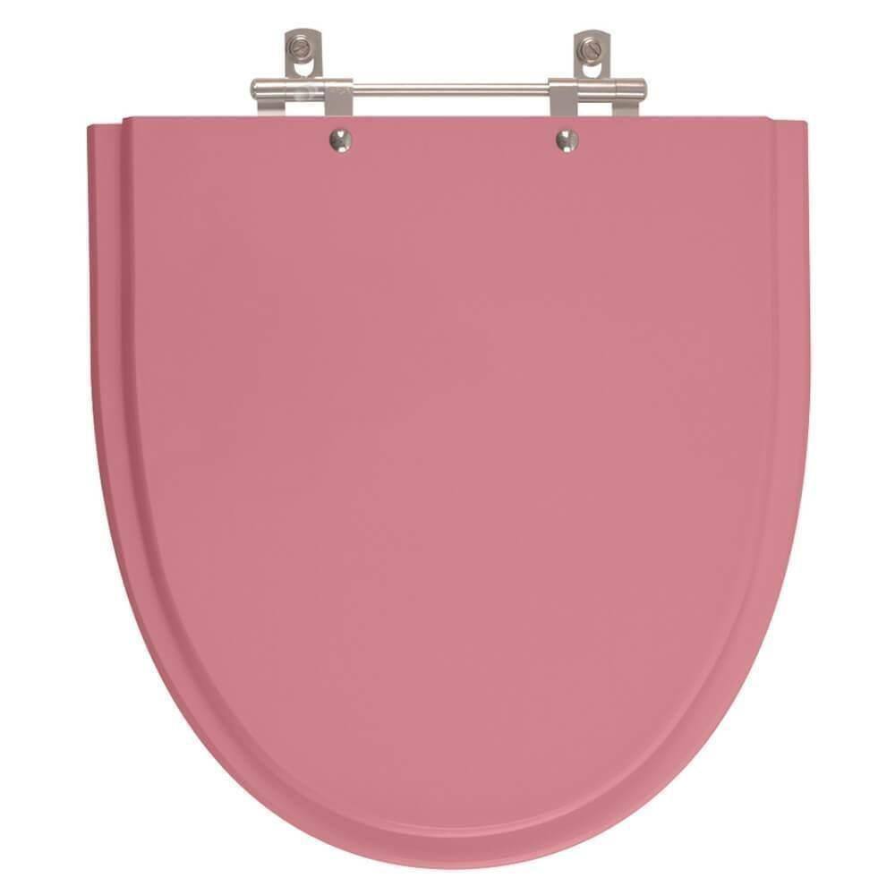 Assento Sanitário Poliester Studio Wild Rose Para Vaso