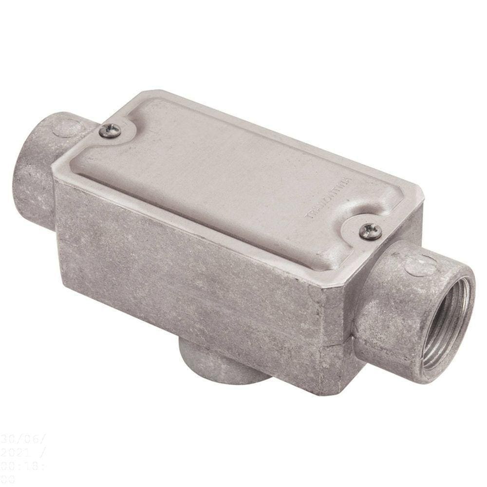 Condulete Fixo 3/4" Tipo "tb" - Com Tampa / Rosca Bsp / Sem Pintura Tramontina