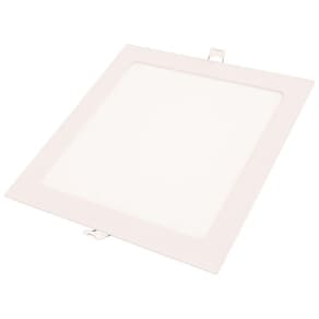 Plafon Led Tramontina Quadrado De Embutir Slim 18 W Bivolt 3000 K Luz Amarela Tramontina