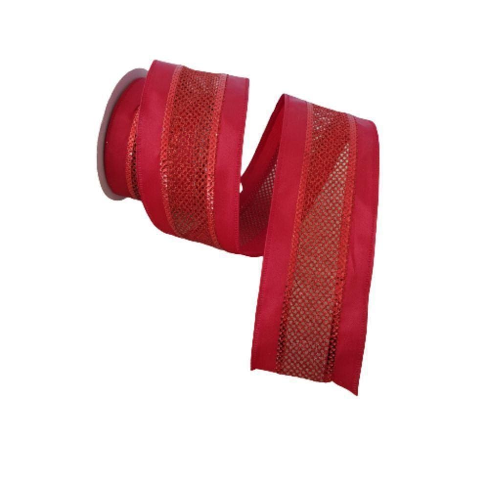 Fita Aramada Cetim E Tela Comp 9.14m