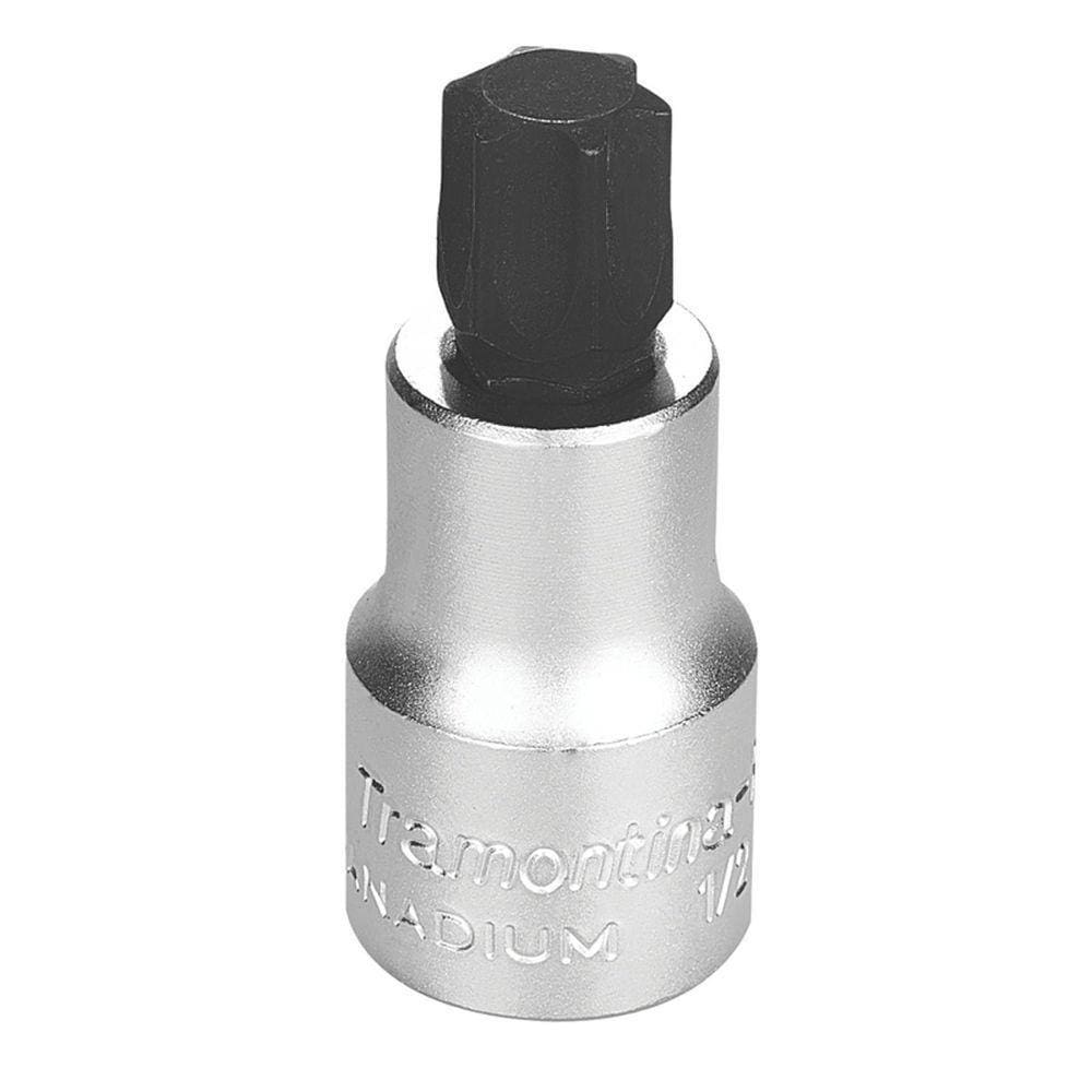 Soquete Em Aço Cromo Vanádio Ponta Trafix T60 - Encaixe 1/2" Tramontina Pro Tramontina