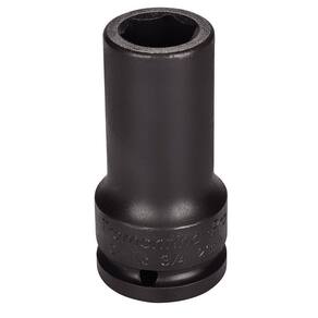 Soquete De Impacto Sextavado Longo Em Aço Cromo Molibdênio 27 Mm - Encaixe 3/4`` Pro