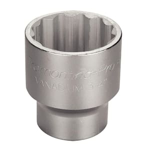 Soquete Estriado Em Aço Cromo Vanádio 55 Mm - Encaixe 3/4" Tramontina
