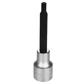 Soquete Longo Em Aço Cromo Vanádio Ponta Ribe 6 Mm - Encaixe 1/2" Tramontina
