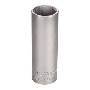 Soquete Sextavado Longo Em Aço Cromo Vanádio 24 Mm - Encaixe 1/2" Tramontina Pro Tramontina