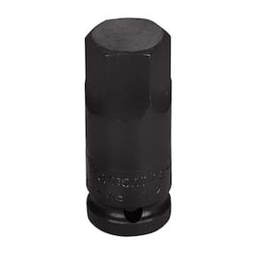 Soquete De Impacto Ponta Hexagopnal Em Aço Cromo Molibdênio 17 Mm - Encaixe 1/2`` Tramontina