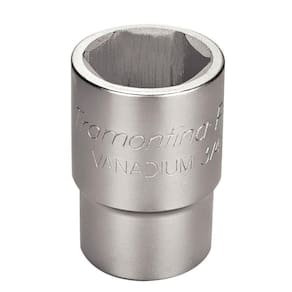 Soquete Sextavado Em Aço Cromo Vanádio 28 Mm - Encaixe 3/4" Tramontina