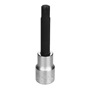 Soquete Longo Em Aço Cromo Vanádio Ponta Ribe 10 Mm - Encaixe 1/2" Tramontina