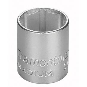 Soquete Sextavado Em Aço Cromo Vanádio 13 Mm - Encaixe 3/8" Tramontina Pro Tramontina