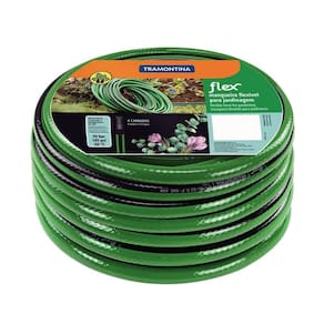 Mangueira Flex Para Jardim Tramontina Verde Com Faixa Preta Em Pvc 4 Camadas 10 M Tramontina