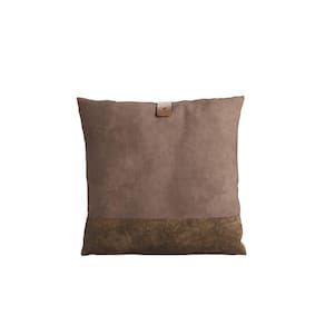 Almofada 50x50cm em Veludo Leme Alves Pereira Ferrugem