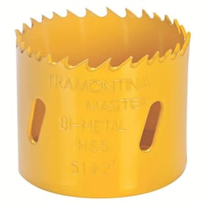 Serra Copo Bi-metálica 95 Mm 3.3/4" Tramontina Com Dentes Em Aço Rápido Hss Tramontina