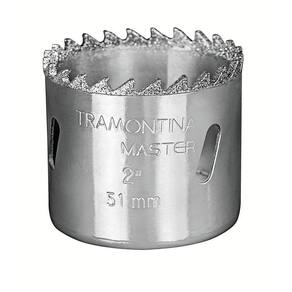 Serra Copo Diamantada 114 Mm 4.1/2" Com Dente De Metal Duro E Aço Especial Cromado
