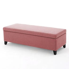 Recamier Bau Veneza 1,40M Suede Rose - Clique Decor