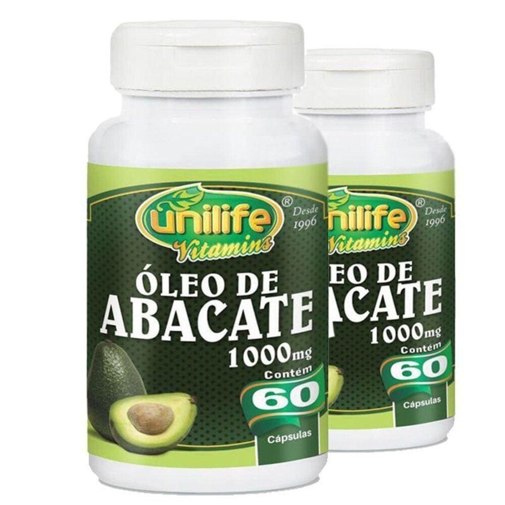 Kit 2 Óleo De Abacate 60cáps Unilife