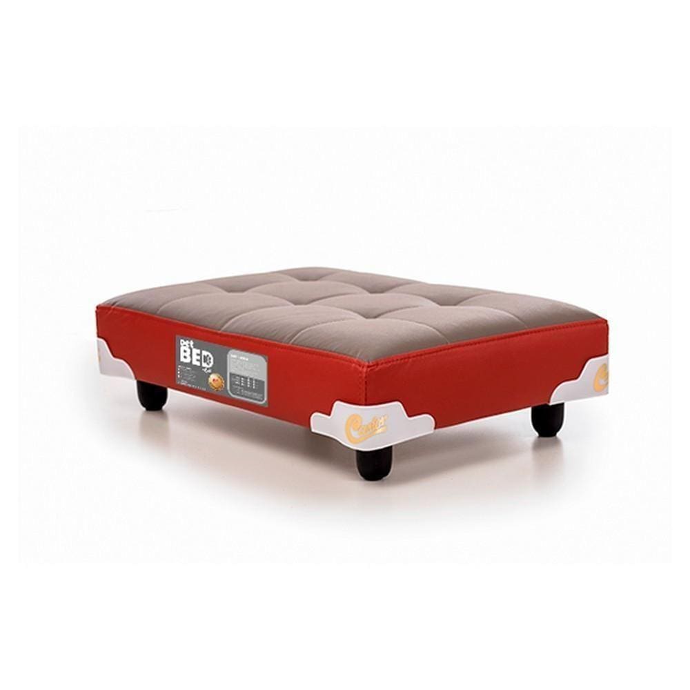 Cama Pet Bed Cinza/vermelho 60x40x12cm