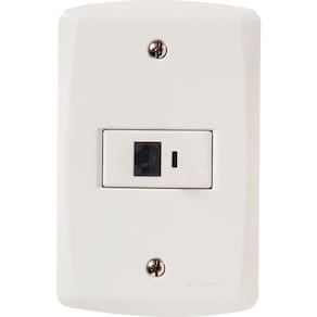 Conjunto 4x2 Com 1 Tomada Rj45 Cat. 6 Tramontina Lux2 Branco Tramontina
