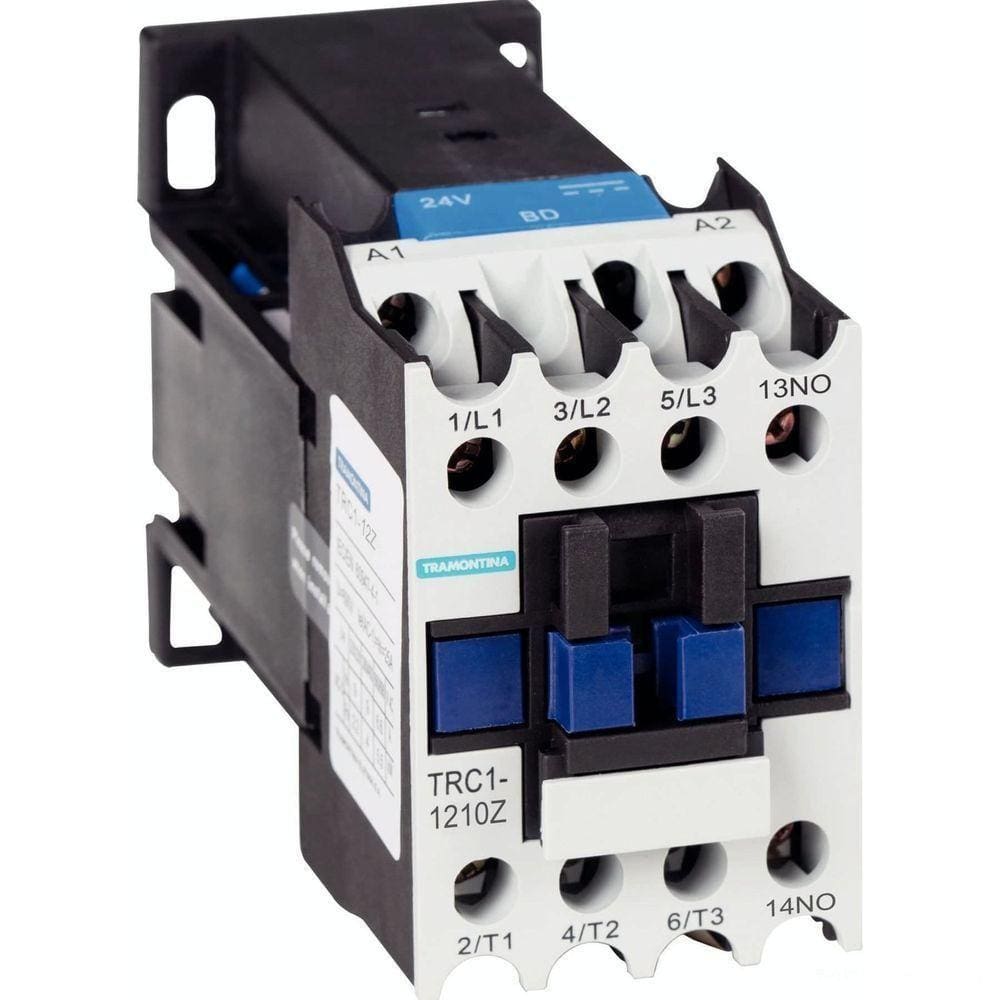 Contator Tripolar Tramontina Trc1-1210z 12 A 24 Vcc 1na Tramontina