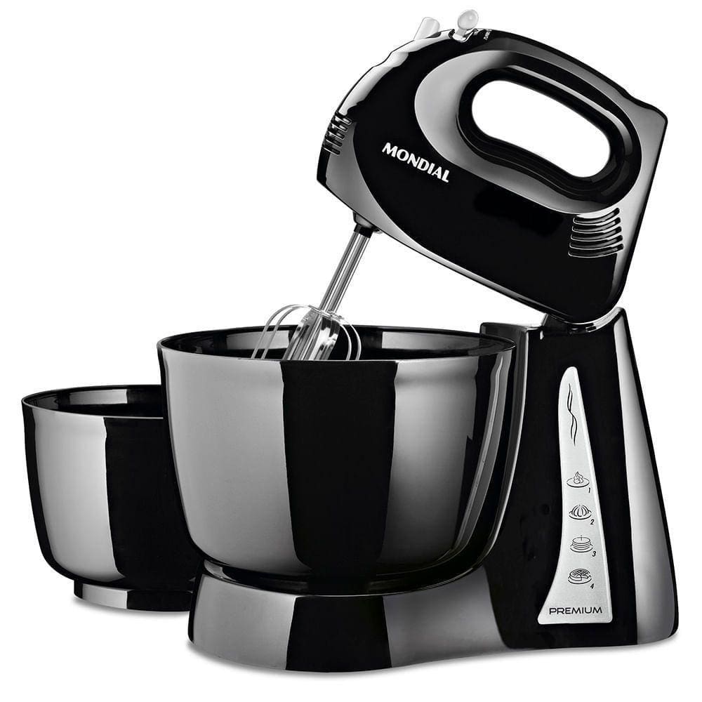 Batedeira Mondial B-04 Np Batedeira-220v-preto/inox