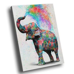 Quadro Elephant Colors Br Artes Pequeno 60x40
