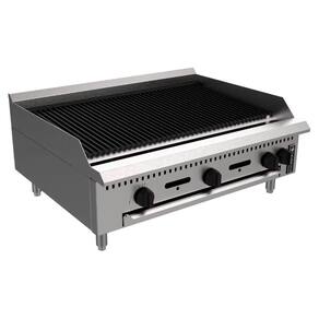 Chapa Grill Char Broiler de Mesa Prime a Gás PCG090G 90x73 cm Venâncio